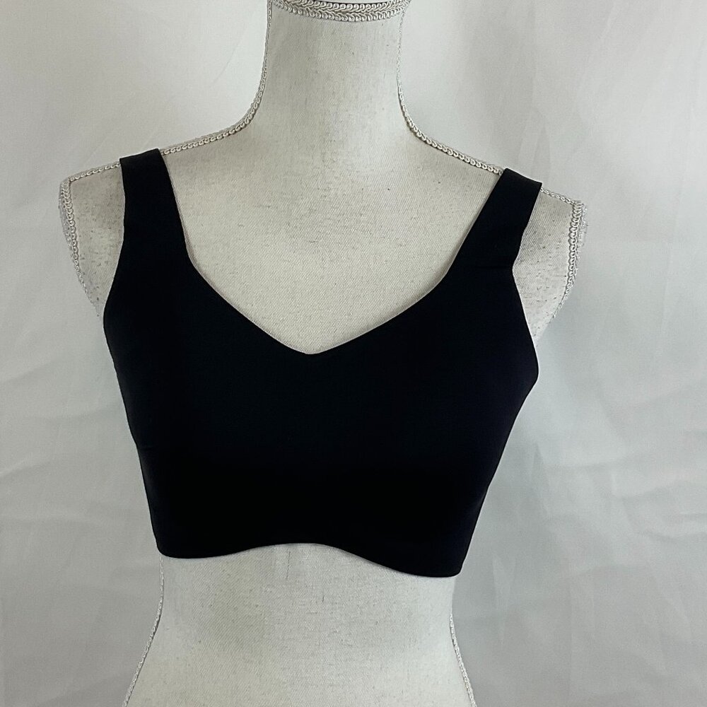 Knix Padded Wireless Bra 6 Black 34 DD E